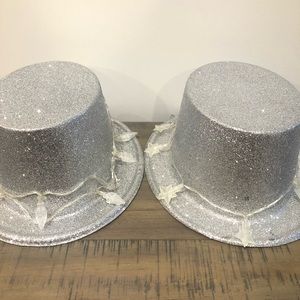 New Year’s Light Up Silver Hats ✨